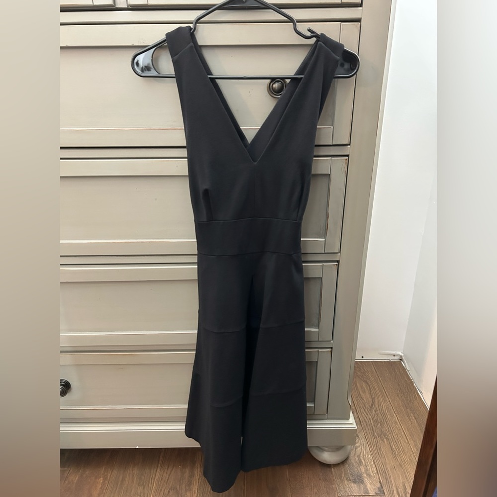 Banana Republic black sleeveless dress